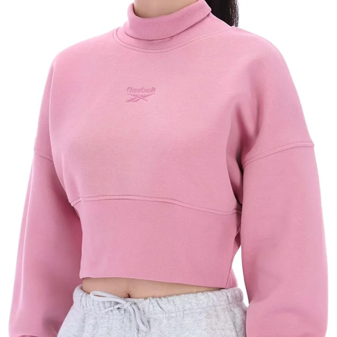 Reebok Eyeball Cropped Crewneck Sweatshirts – Image 3