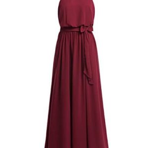 Robe de Demoiselle d’Honneur Bohème avec Ceinture