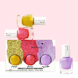 Coffret trio vernis rainbow - Papaye, Fraise et Myrtille
