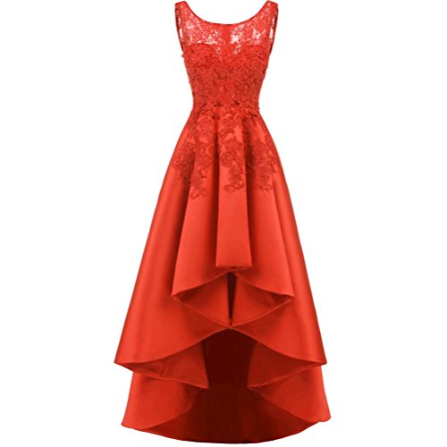 Robe de Soirée « Princesse de Dubaï » Courte sur le Devant ornée de Dentelle – Image 5