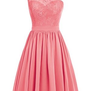 Robe de demoiselle d’Honneur en Mousseline de Soie à Épaule dénudée