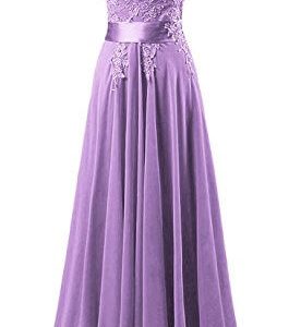 Longue Robe de Bal en Mousseline de Soie Perlée