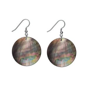 Boucles d&rsquo;oreilles pendantes – Forme ronde