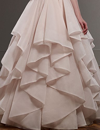 Robe de Bal / Robe de Princesse Plissée avec Bustier en forme de Coeur – Image 4