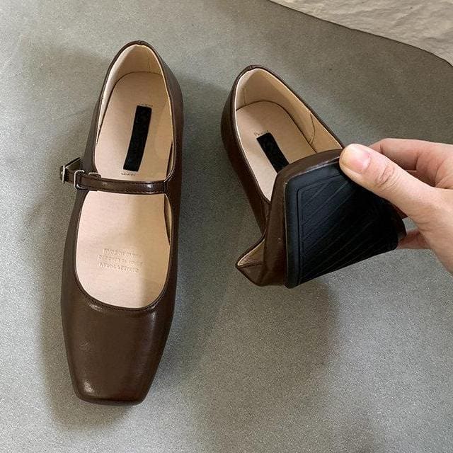 Mocassin ballerine décontracté à bride – Image 7