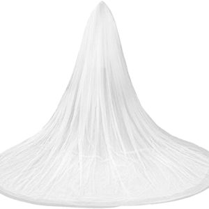 Voile de Mariée Blanc en Tulle