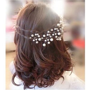 Pinces à cheveux avec perles et strass