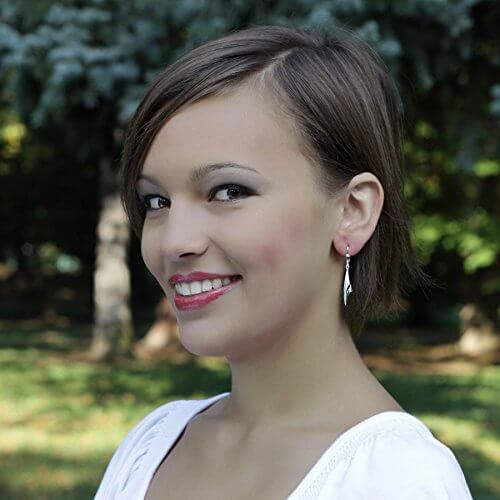 Boucles d’oreilles allongĂ©es en argent – Image 4