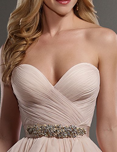 Robe de Bal / Robe de Princesse Plissée avec Bustier en forme de Coeur – Image 3