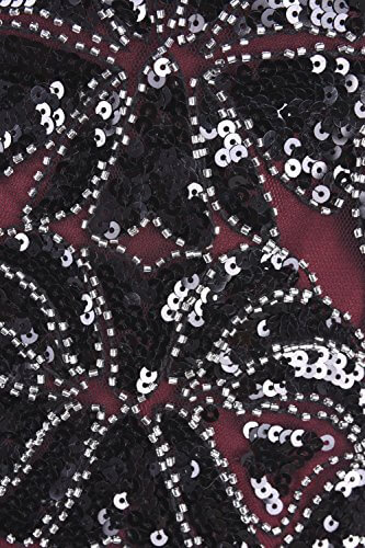 Robe de Soirée Dubaï Bordeaux Sans Manches en Velours – Image 5