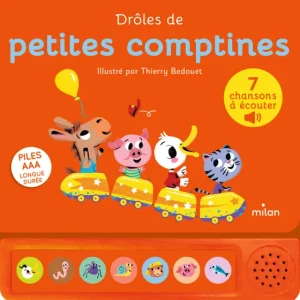Livre sonore DROLES DE PETITES COMPTINES
