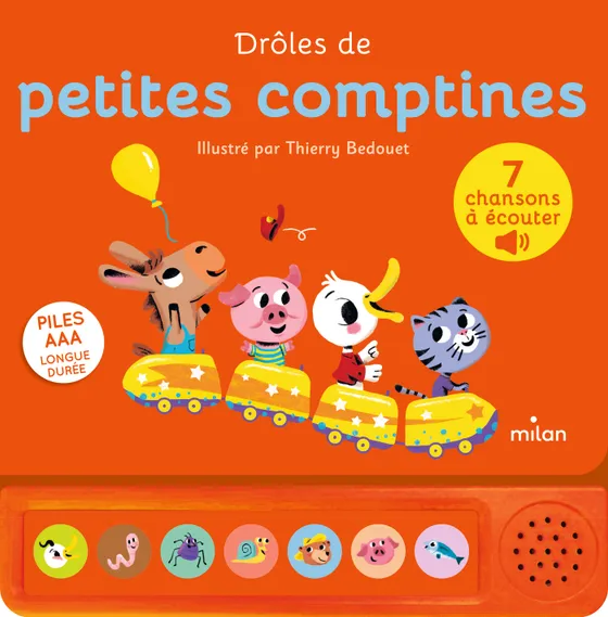 Livre sonore DROLES DE PETITES COMPTINES – Image 2