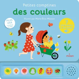 Livre sonore PETITES COMPTINES DES COULEURS