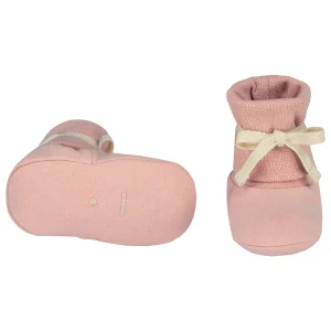 Chaussons bébé rose
