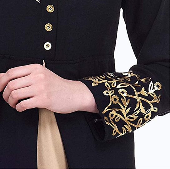 Abaya de Dubai avec Hijab – Image 4