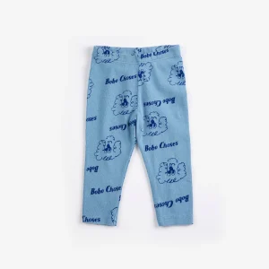 Leggings Bébé Bleu à Imprimé “Pickles the Dog” All Over