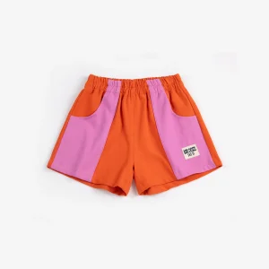 Shorts Tissés Color Block à Imprimé Bobo Choses