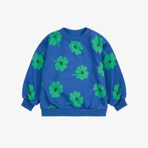 Sweat bébé imprimé trèfles