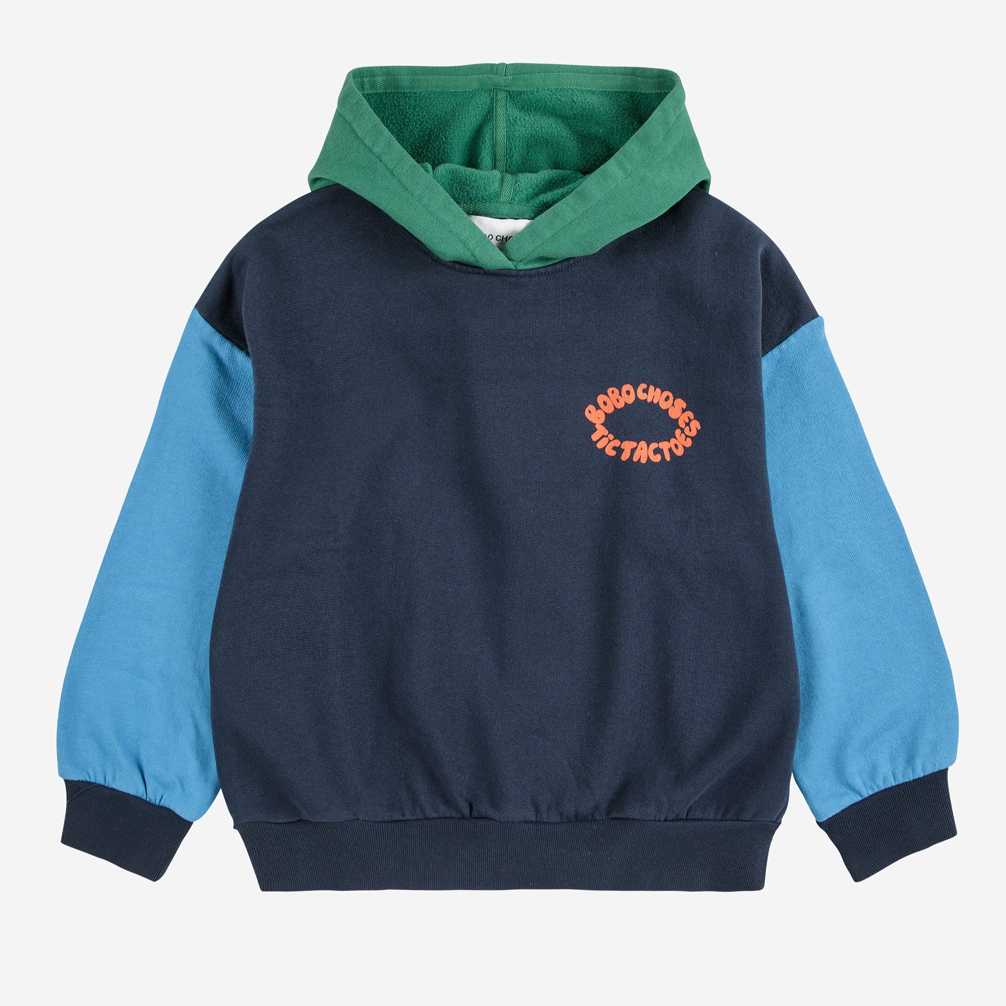 Sweat à capuche multicolore