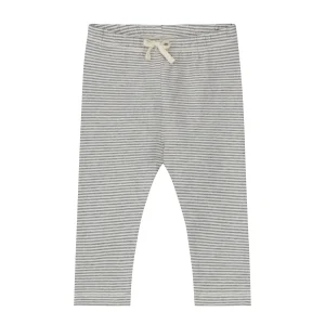 Legging bébé rayé gris