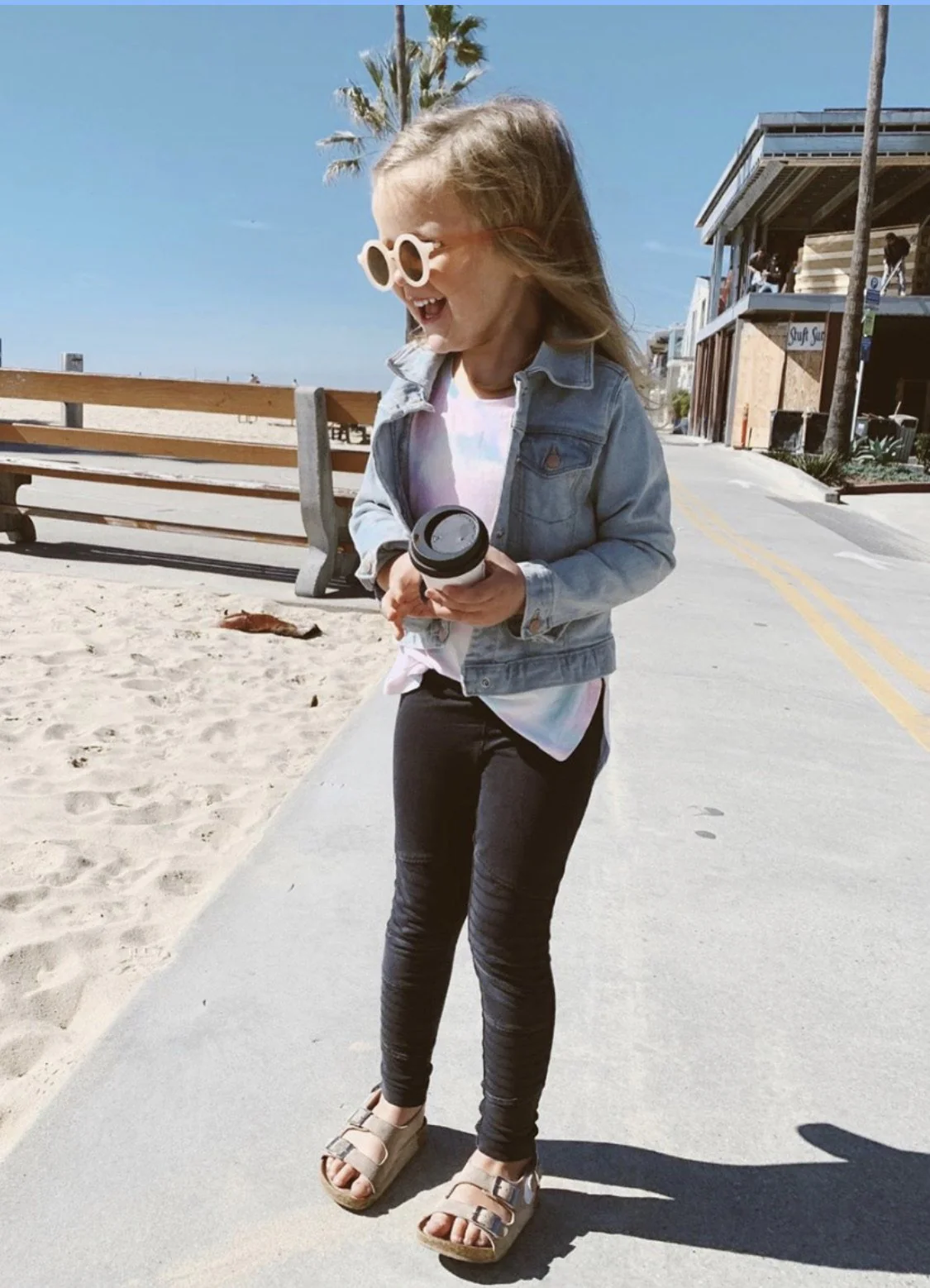 Sandales VACAY cuir végétalien beiges – Image 3