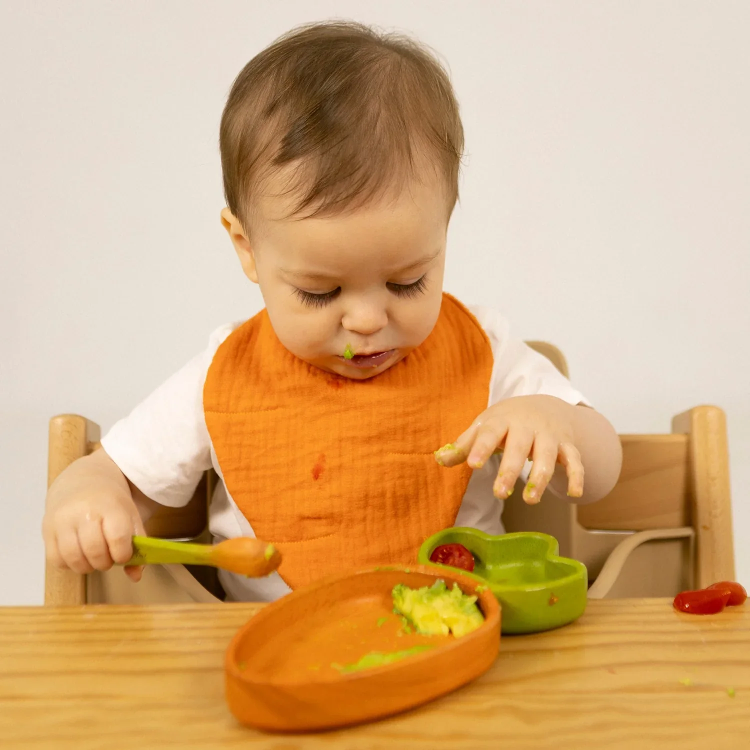 Cathy la carotte – Bol + Cuillère en bois naturel – Image 3