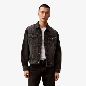 Calvin Klein 90S Black Fog Trucker Jacket
