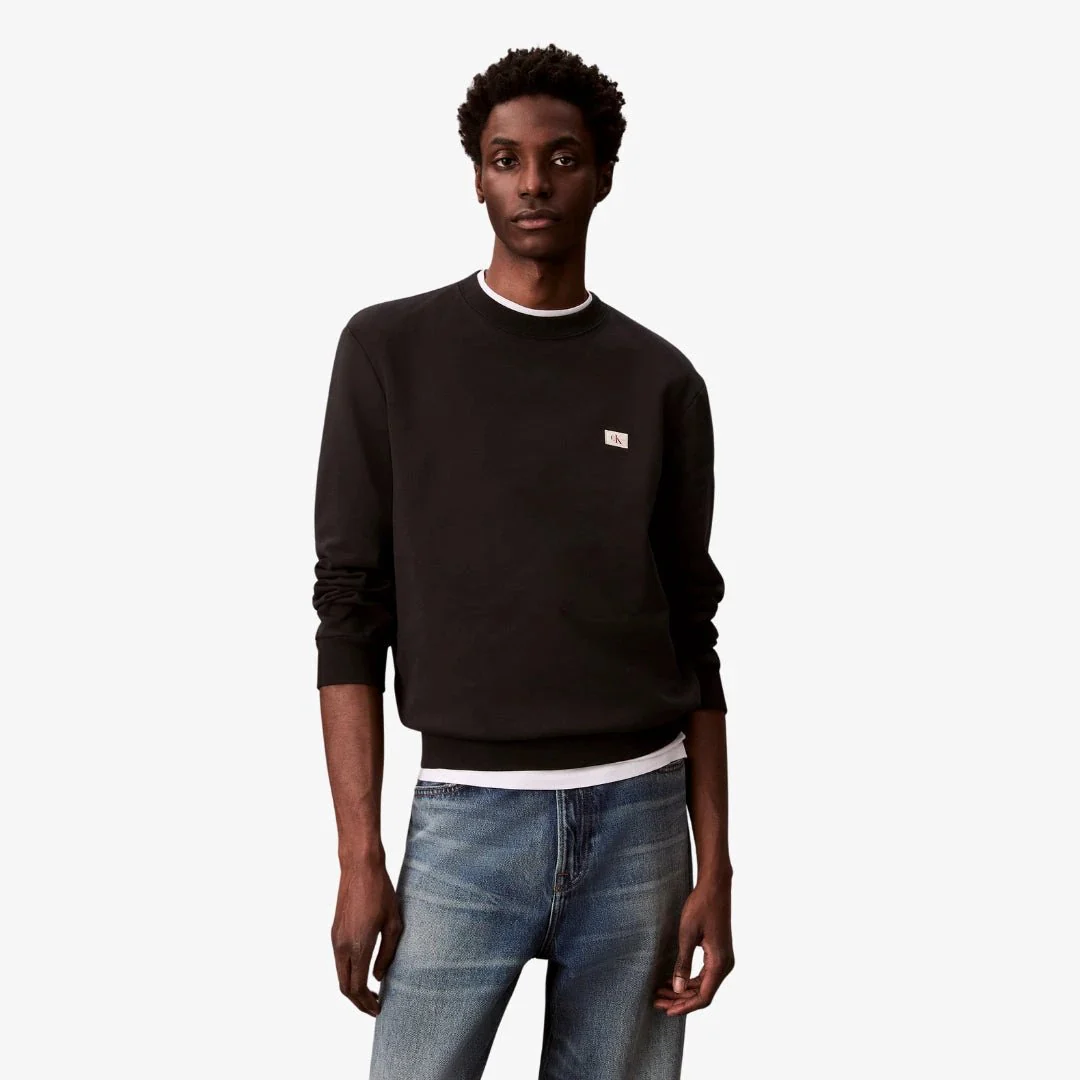 Calvin Klein Badge Terry Sweatshirt – Image 2