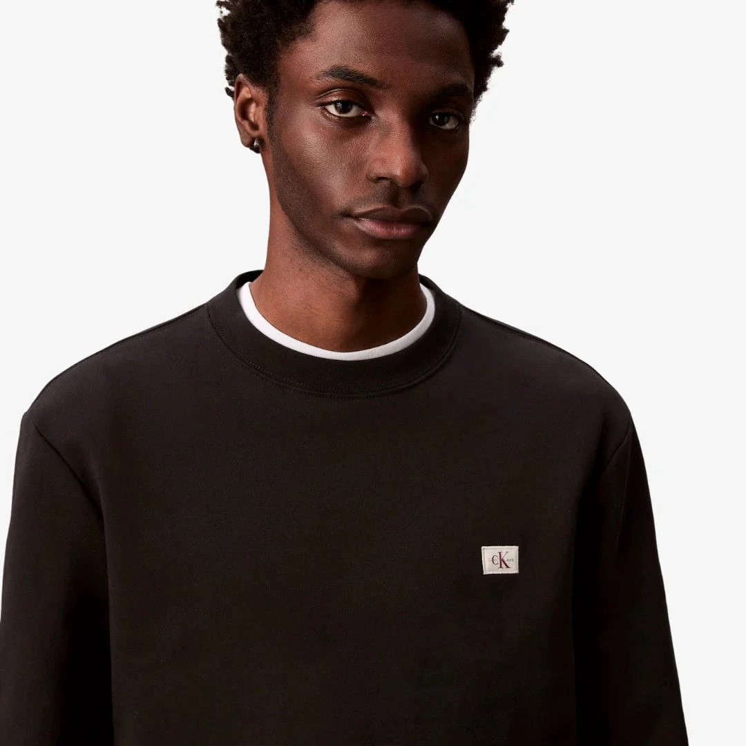 Calvin Klein Badge Terry Sweatshirt – Image 3