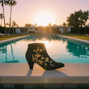 Colbert - Imprimé Métal Noir