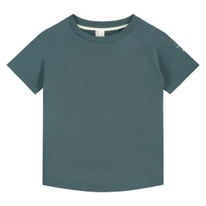T-shirt bleu gris
