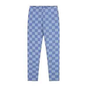 Legging à carreaux blue