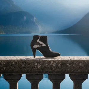 Djamelah - Imprimé Métal Noir