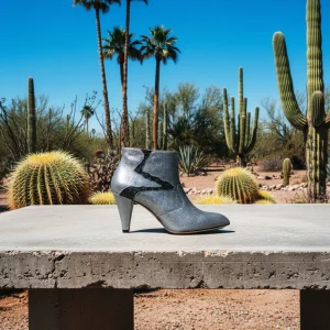 Djamelah - Imprimé Métal Gris