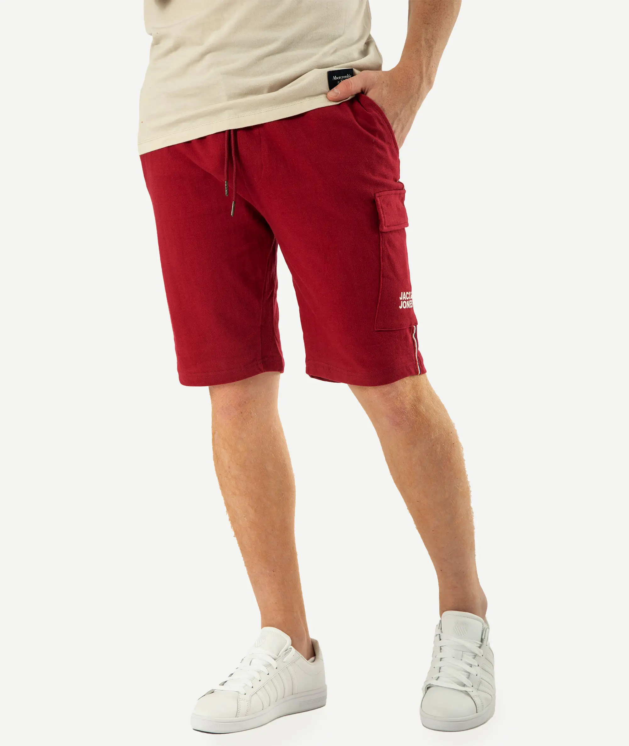 Short Jogging JACK&JONES Rouge Bordeau