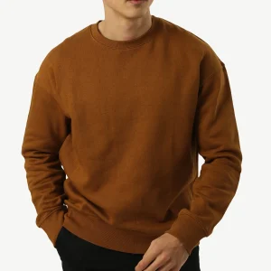 Sweatshirt En Coton Coupe Décontractée