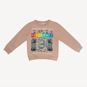 Sweatshirt NAME IT Motif L’Univers Minecraft