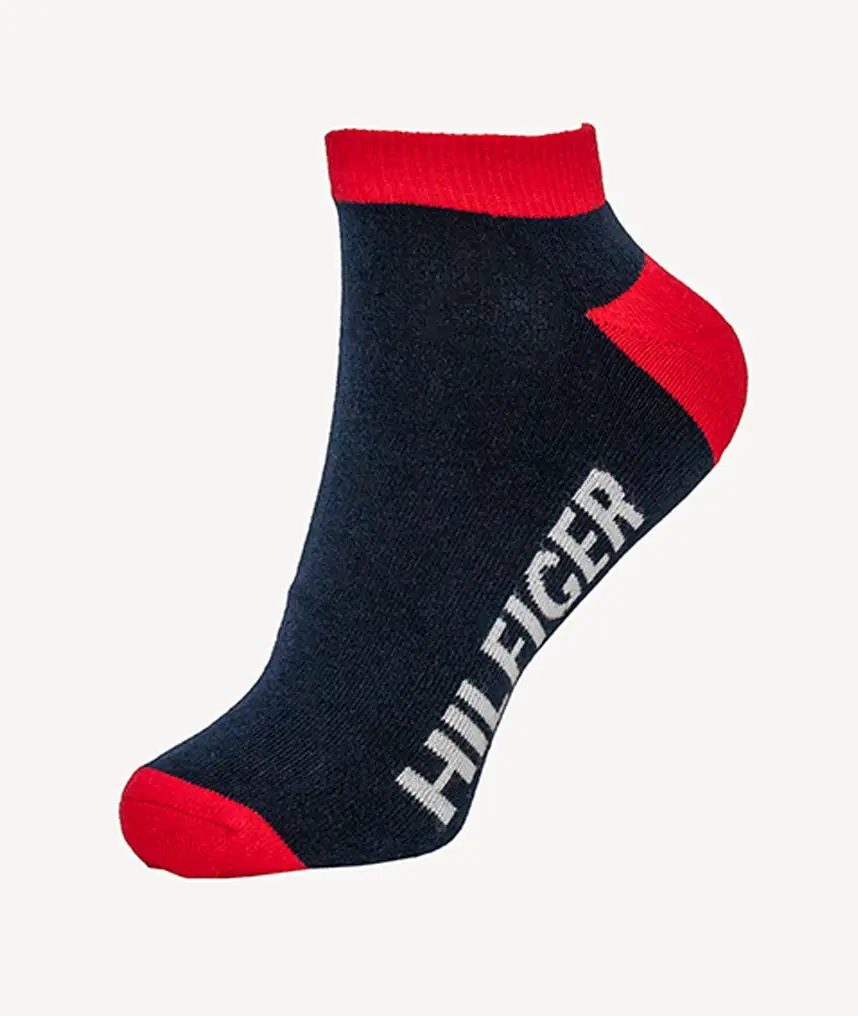3 paires de Chaussettes Tommy Hilfiger Bleues – Image 2