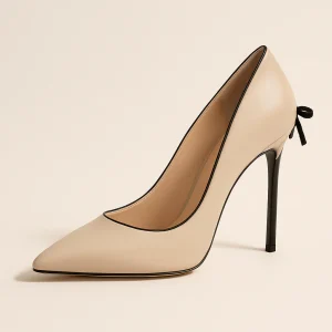 Escarpin avec Noeud Derriere