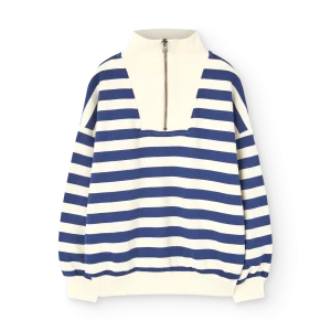 Sweat blowfly rayé bleu