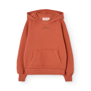 Sweat à capuche beaver rouge