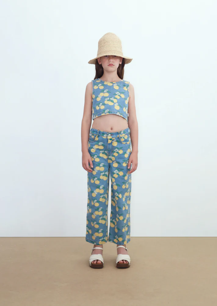 Haut sans Manches à Imprimé Oranges – Image 3