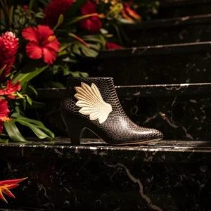 Hooping - Imprimé Métallisé Chocolat