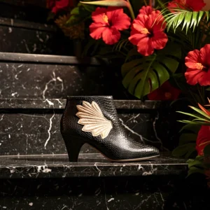 Hooping - Imprimé Métallisé Noir