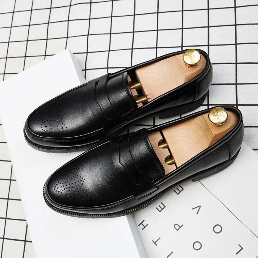 Mocassins de mariage en cuir synthétique pour homme – Image 5