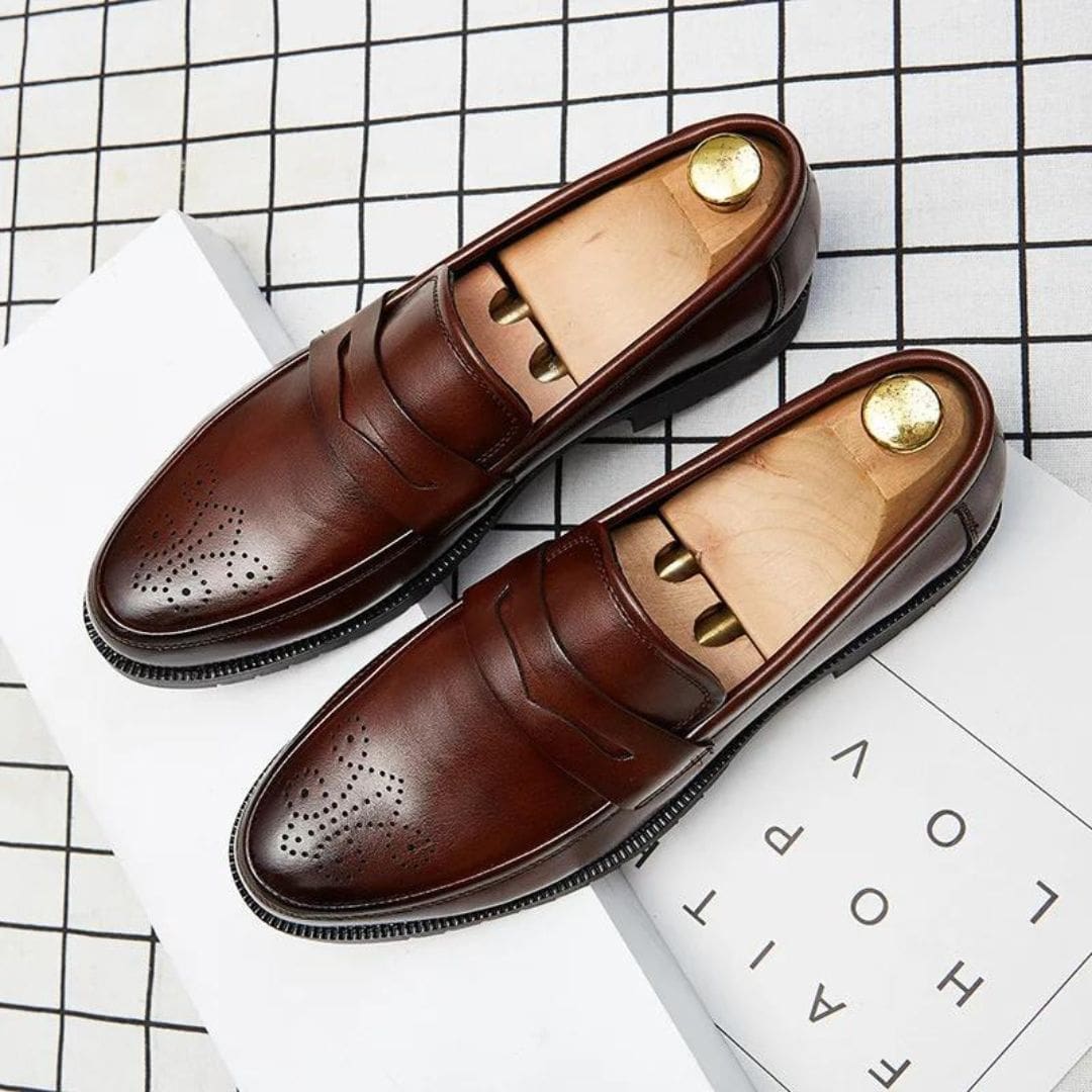 Mocassins de mariage en cuir synthétique pour homme – Image 2