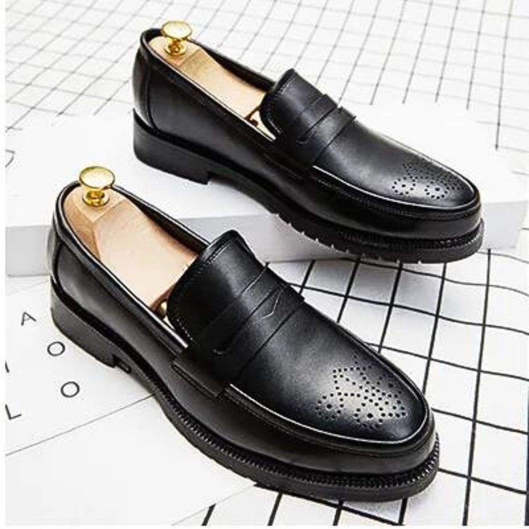 Mocassins de mariage en cuir synthétique pour homme – Image 7