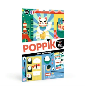 POSTER CRÉATIF + 270 STICKERS JAPON