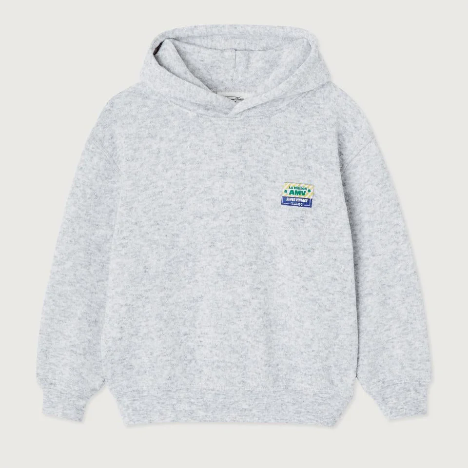 Sweat à capuche gris EVONA