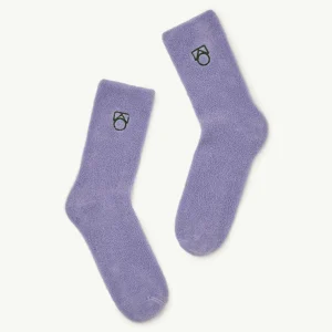 Chaussettes éponge enfant - Violet
